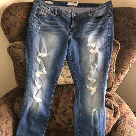 torrid distressed jeans